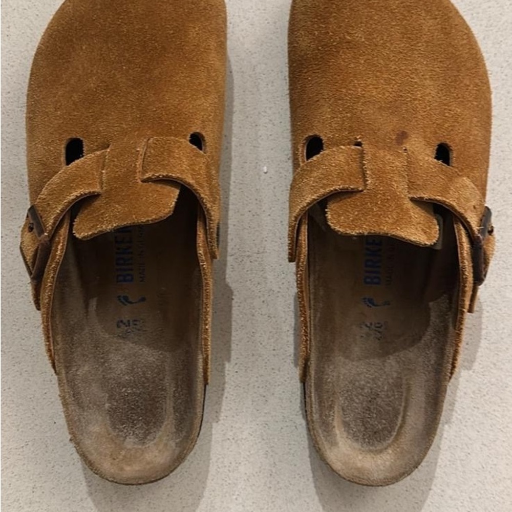 Birkenstock Tan Suede Loafers